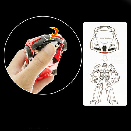 One-click Transforming Toy Car Impact Deformation Toy Model Car