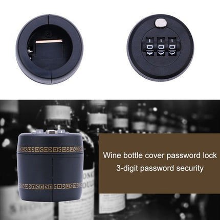 Red Wine Bottle Code Lock Bottle Cap Lock