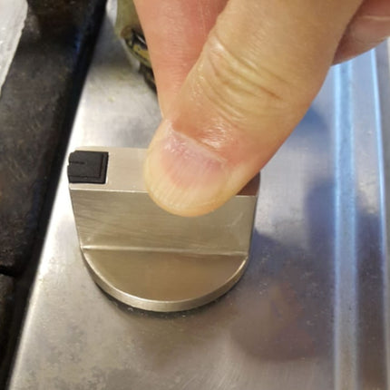 2 PCS Universal Metal Rotary Switch Control Knobs Replacement Accessories for Home Kitchen Gas Stove, 2 PCS Shaft Diameter 6mm