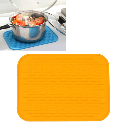 Thicken Colorful Silicone Insulation Mat European Anti-burning Pot Pad Table Waterproof  Phone Pad
