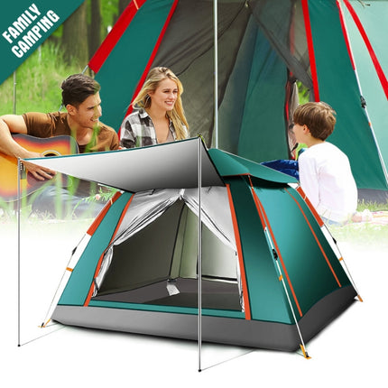 Outdoor 3-4 People Beach Thickening Rainproof Automatic Speed Open Four-sided Camping Tent