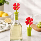 3 PCS Red Sun Flower Beer Stopper / Red Sun Flower