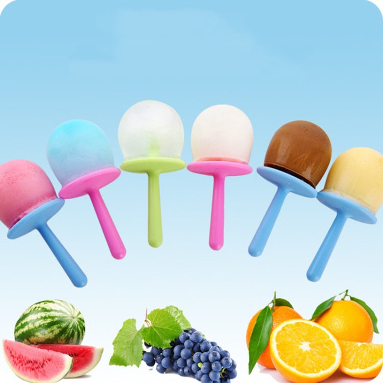 Mini DIY Creative Popsicle Mould Environmentally Friendly Silicone Ice Cube Ice Cream Mould, Rectangular, Triangle