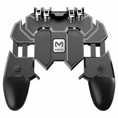 MeMo AK66 Six Fingers Metal Trigger Press Shooting Controller Gamepad Joystick