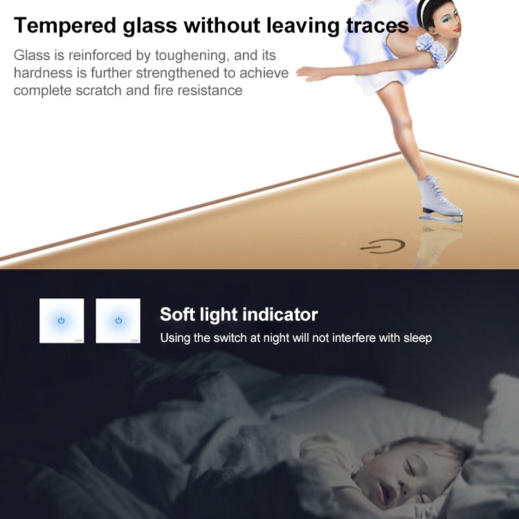 Recessed One-way Touch Switch Sensor Control  Lamp Switch