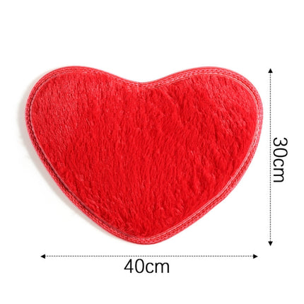 Heart Shape Non-slip Bath Mats Kitchen Carpet Home Decoration, 30*40CM, 40*50CM