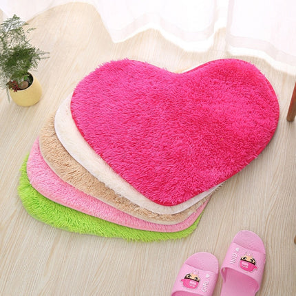 Heart Shape Non-slip Bath Mats Kitchen Carpet Home Decoration, 30*40CM, 40*50CM