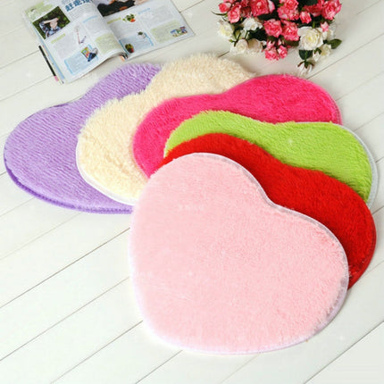 Heart Shape Non-slip Bath Mats Kitchen Carpet Home Decoration, 30*40CM, 40*50CM
