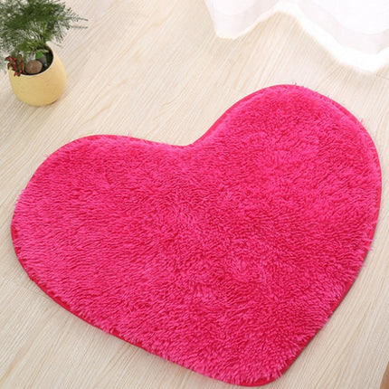 Heart Shape Non-slip Bath Mats Kitchen Carpet Home Decoration, 50*60CM, 60*70CM