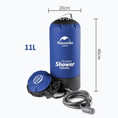 11L Outdoor Camping Hiking PVC Portable Take a Shower Water Tank Water Bag Shower