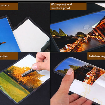 100pcs / Pack 3 Inch 80mic Thickness Clear Laminating Film Plastic film