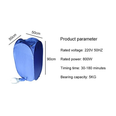 Foldable Free Installation Portable Household Mini Clothes Dryer, Mini Clothes Dryer