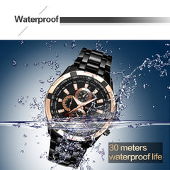 CURREN 8023 Men Stainless Steel Analog Sport Quartz Watch, White case white face, Silver case gold face, Silver case gold ring black face, Black case white face, Black case black face, Black case gold ring white face, Black case gold face��������������...