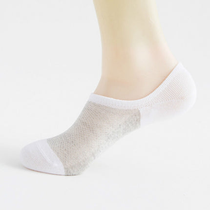 3 Pairs Mesh Breathable Invisible Deodorant Sweat Socks, One Size