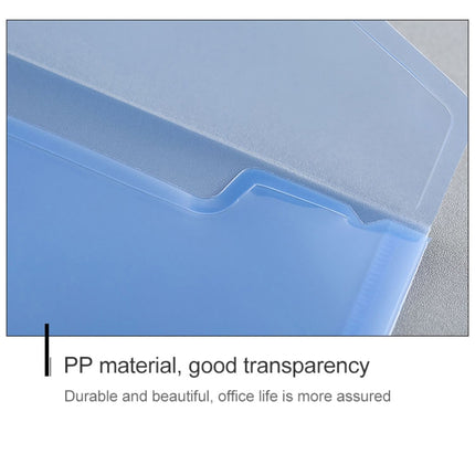 12 PCS A4 Clear Document Bag Paper File Folder Stationery School Office PP Case