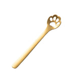 Hollow Cat Claw Spoon Gold