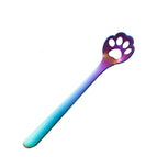 Hollow Cat Claw Spoon Colorful