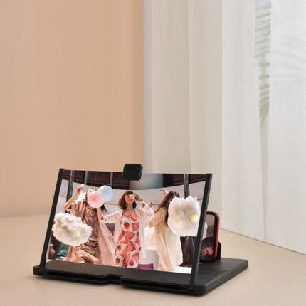 Lupa de pantalla de teléfono móvil extraíble de 12 pulgadas, soporte de escritorio 3D, modelo Blu-ray, modelo HD, modelo Blu-ray HD