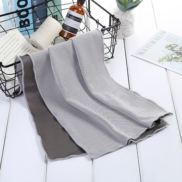Absorbent Polyester Quick-drying Breathable Cold-skinned Fitness Sports Portable Towel, 40x80 Aluminum Foil Bag, 30x100 Aluminum Foil Bag