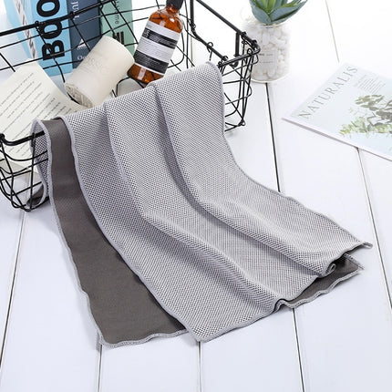 Absorbent Polyester Quick-drying Breathable Cold-skinned Fitness Sports Portable Towel, 30x100 Zippered Bag, 40x80 Round Cask