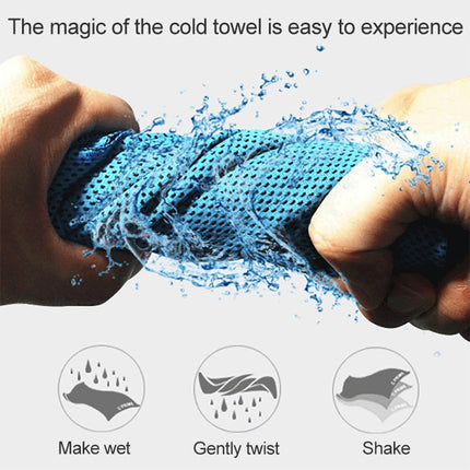 Absorbent Polyester Quick-drying Breathable Cold-skinned Fitness Sports Portable Towel, 30x100 Zippered Bag, 40x80 Round Cask