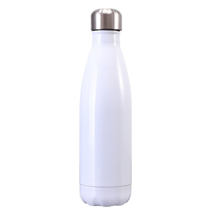 Thermal Cup Vacuum Flask Heat Water Bottle Portable Stainless Steel Sports Kettle, 500ml