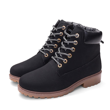 Couple Casual Big Head Warm Shoes Martin Boots, 38, 39, 40, 41