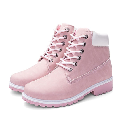 Couple Casual Big Head Warm Shoes Martin Boots, 42, 43