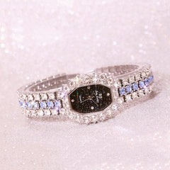 BS beesister FA1581 Women Octagonal Dial Diamond Plated Rhinestone Bracelet Quartz Watch