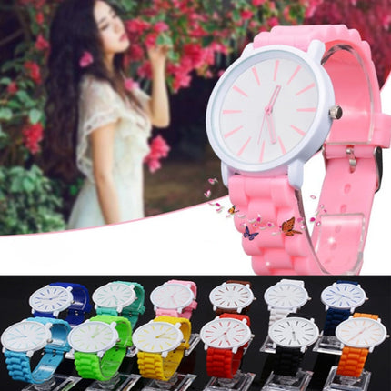Classic Silicone Watch Ultra-thin Jelly Quartz Watch