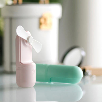 USB Charging Handheld Mini Folding Fan Desktop Fan