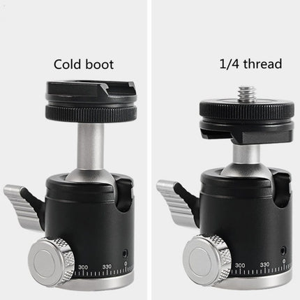 BEXIN K-19 Multifunctional Aluminum Alloy Cold Shoe Ball Head Tripod Mount, K-19