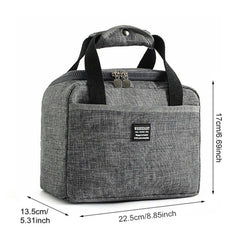 Thickened Handheld Lunch Bag Insulated Bento Bags Kids Lunch Kits