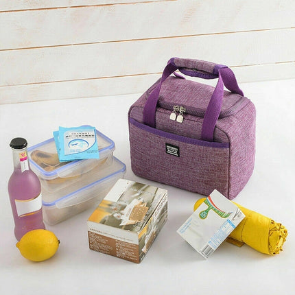 Thickened Handheld Lunch Bag Insulated Bento Bags Kids Lunch Kits