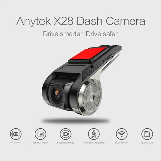 Mini Car DVR Camera Full HD 1080P Auto Digital Video Recorder DVRs ADAS Camcorder G-sensor Dash Cam Wifi GPS Dashcam, X28