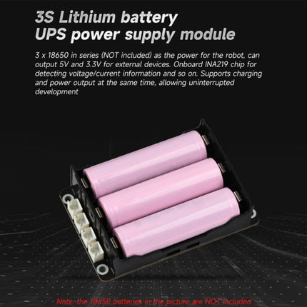 Waveshare 24019 Flexible And Expandable Off-Road Tracked UGV, Multiple Hosts Support, With External Rails and ESP32 Slave Computer, Waveshare 24019