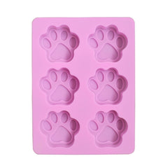 3 PCS Paw Soap Ice Cream Chocolate Cake Silicone Mold, Soap Shape