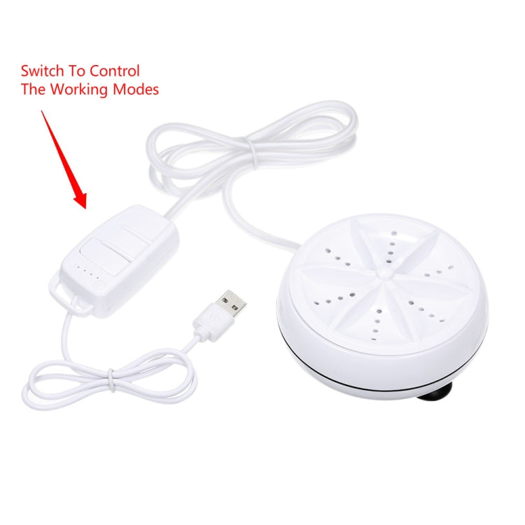 Portable Mini Washing Machine Ultrasonic Turbine Clothes Mini Washer with USB Cable Convenient for Travel, 3 in 1, 2 in 1