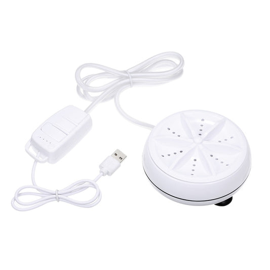 Portable Mini Washing Machine Ultrasonic Turbine Clothes Mini Washer with USB Cable Convenient for Travel, 3 in 1, 2 in 1