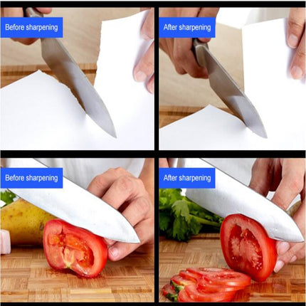 Square Knife Sharpener Whetstone Stone Disc Grit Kitchen Tools, Square Knife Sharpener