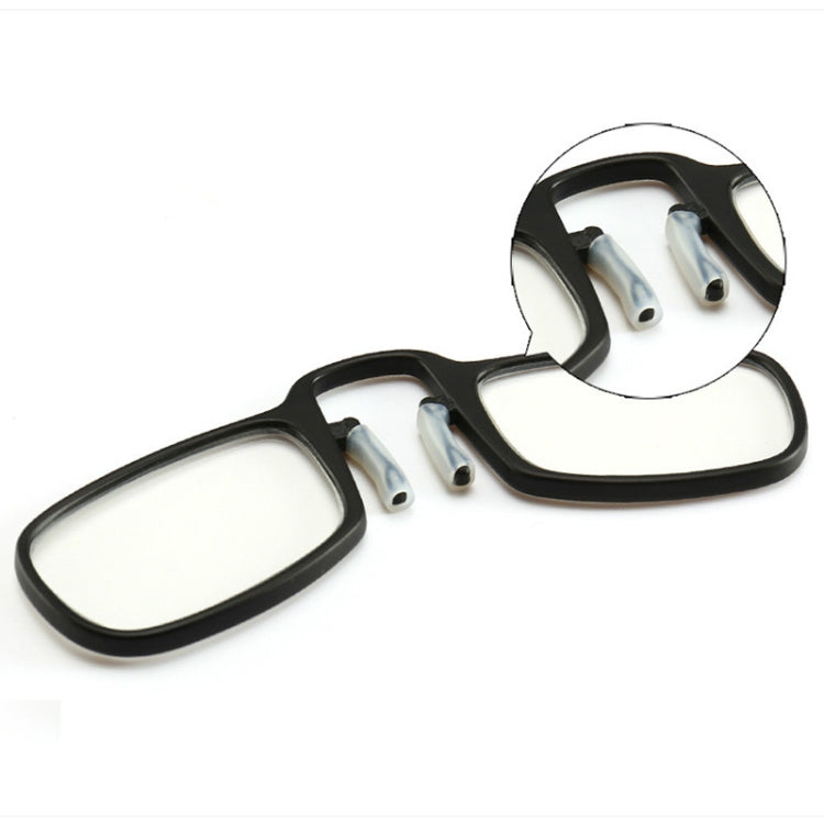 2 PCS TR90 Pince-nez Reading Glasses Presbyopic Glasses with Portable Box