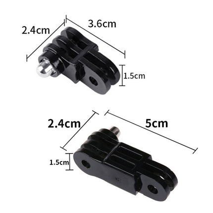 TELESIN Screw Adapter Adjustment Arm For GoPro Hero12 Black / Hero11/10 /9 /8 /7 /6 /5, Insta360 Ace / Ace Pro, DJI Osmo Action 4 and Other Action Cameras, Same Direction Long Adapter, Same Direction Short Adapter, Different Direction Long Adapter     ...