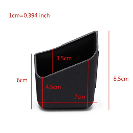 2 PCS Universal Car Accessories Glasses Organizer Storage Box Holder Black, Car Glasses Organizer