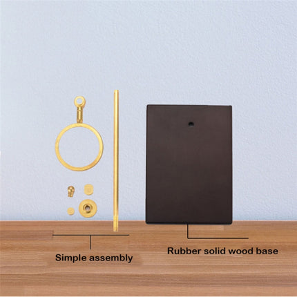 Wood Base Hand Coffee Filter Holder Adjustable Filter Holder, Rubber Wood, Spade Wood