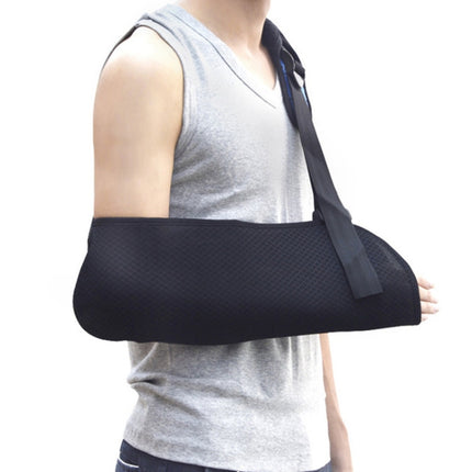 Postoperative Forearm Sling Multifunctional Shoulder and Neck Wrist Strap Arm Fracture Fixation Strap, S Black, M Black, L Black