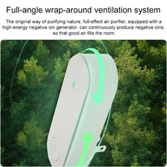 Mini Anion Air Purifier Smoke PM2.5 Remove Toilet Kitchen Air Purifier, US Plug, EU Plug