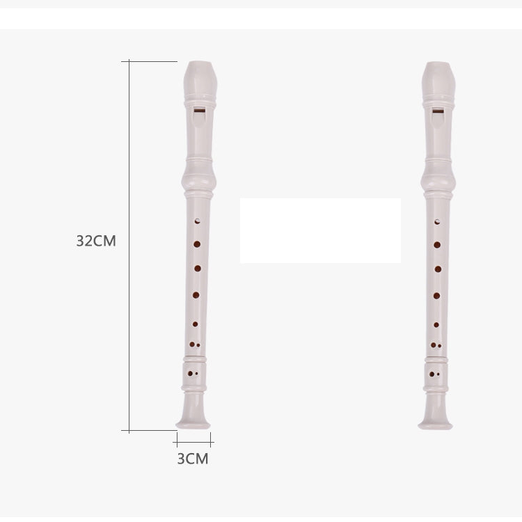 5 PCS SW8 Swan 8-hole Student Children Plastic Clarinet German Treble Flute, Pink, Blue, Yellow, Red, Green, White, Black