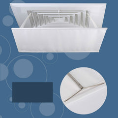 Central Air Conditioning Wind Shield Wall-Mounted Anti Direct Blowing Windshield, 45x45cm, 60x60cm