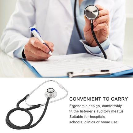 Double-sided Stethoscope Single Tube Doctors Nurse Professional Cardiology Stethoscope Aluminium Alloy Chestpiece Medical Device