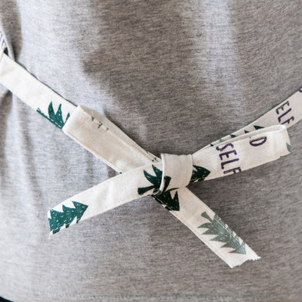 Nordic Style Cotton Linen Printing Apron